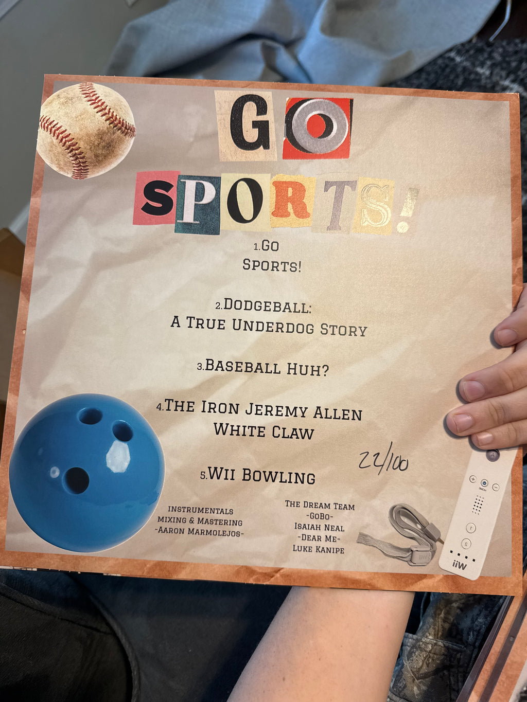 Dear Me & Gobo - “Go Sports!” Signed Vinyl